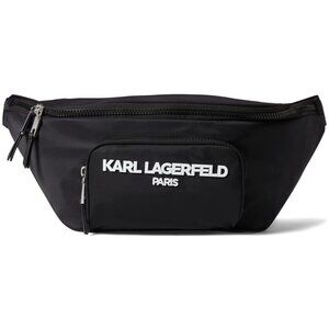 KARL LAGERFELD Paris Voyage Sling Backpack Black - LARGE